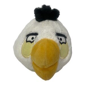 Angry Birds Rovio White Plush Matilda Stuffed Animal Toy 2010 Commonwealth
